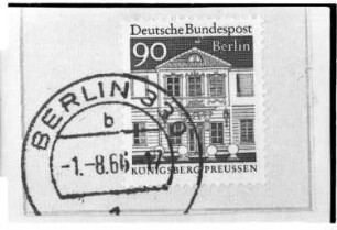 Kleinbildnegativ: Briefmarken, 1966