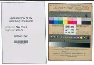 Entnazifizierung Karl Kelbch , geb. 27.03.1910 (Schleusenwaerter)