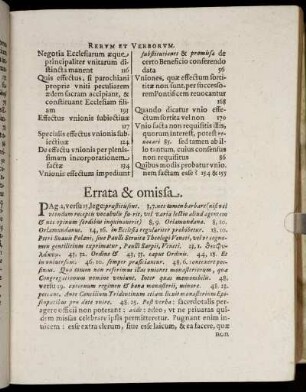 Errata & omissa.