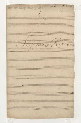 Soprano ripieno