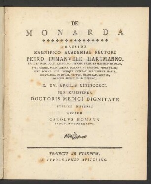 De Monarda