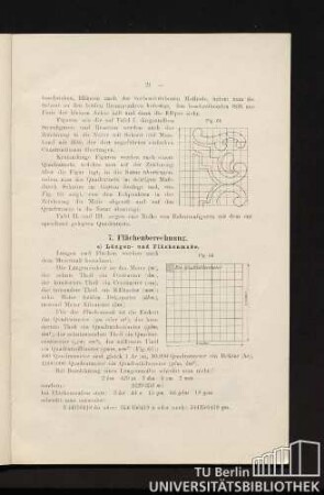 a) Längen- und Flächenmaße.