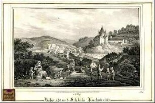 Liebstadt und Schloss Kuckuckstein. 1839.