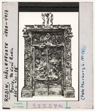François Auguste René Rodin: Höllenpforte. Paris, Musée Rodin