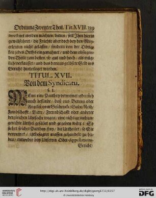 Titul. XVII.