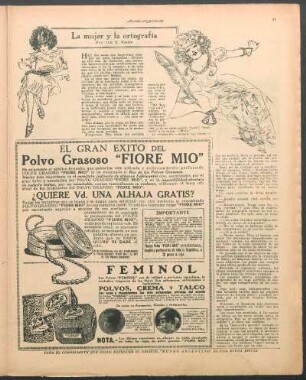 La mujer y la ortografía