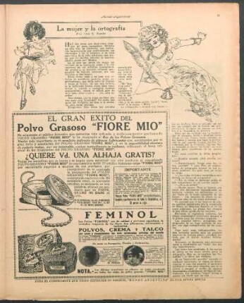 La mujer y la ortografía