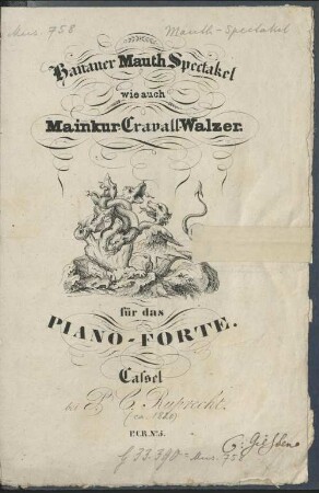 Hanauer Mauth Spectakel wie auch Mainkur-Cravall-Walzer