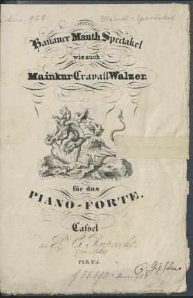 Hanauer Mauth Spectakel wie auch Mainkur-Cravall-Walzer