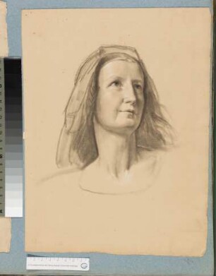 Kopfstudie zu Agnes Schebest als Deborah
