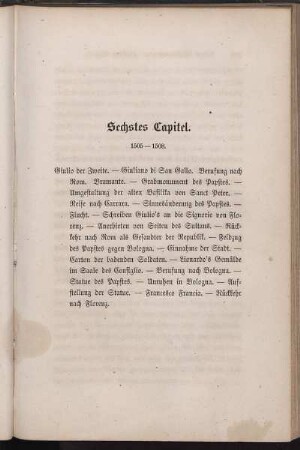 Sechstes Capitel. 1505-1508.