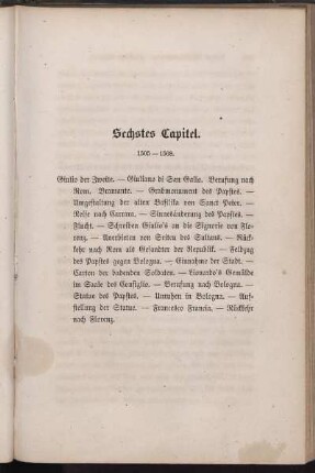 Sechstes Capitel. 1505-1508.