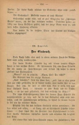 128. Kapitel. Der Einbruch.