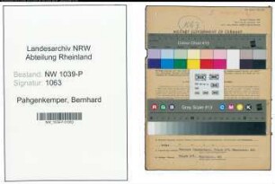 Entnazifizierung Bernhard Pahgenkemper , geb. 01.11.1904 (Buchhalter)