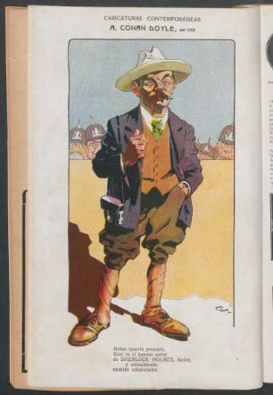 A. Conan Doyle : Caricaturas contemporáneas