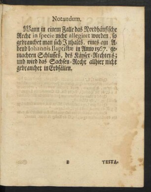 Notandum