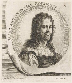 Bildnis des Marc Antonio da Bolognie