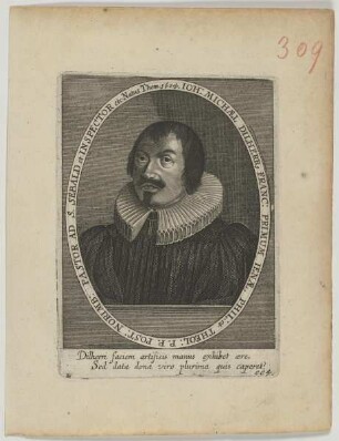 Bildnis des Johann Michael Dilherr