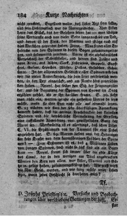 Versuche und Beobachtungen über verschiedene Gattungen der Luft. T.1.