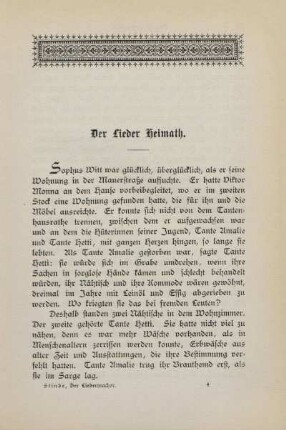 Der Lieder Heimath