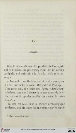 IX: Grilles