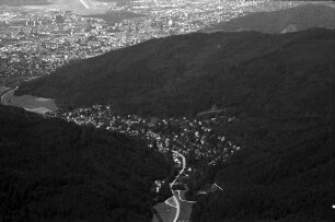 Freiburg, Günterstal: Günterstal von der Schauinslandseite