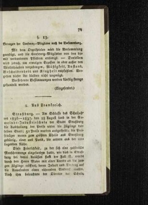 Aus Frankreich : die Gemeinde-Industrieschule in Straßburg ; [Nachrichten]