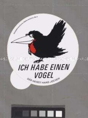 Aufkleber der Sozialdemokratischen Wählerinitiative zur Bundestagswahl 1983