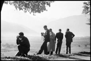Imst: Gurgl Tal, fotografierende Gruppe