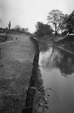 Verlegung der Alb zwischen Vogesenbrücke und Bulach im Zusammenhang mit dem Bau der Südtangente