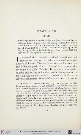 Chapter XII (1532)