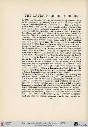 VII The Later Prophetic Books