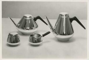 Gebrüder Deyhle Silbernes Kaffee-Teeservice von Helmut Warneke