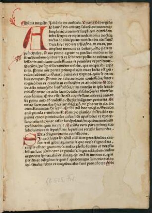 2r, Summa magistri Johannis de Aurbach