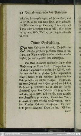 Dritte Beobachtung