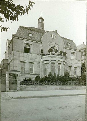 Billing, Hermann; Karlsruhe, Nördl. Hildapromenade 3/ Maximiliansstraße; Villa von Schwedler (Villa Billing) - Außenansicht