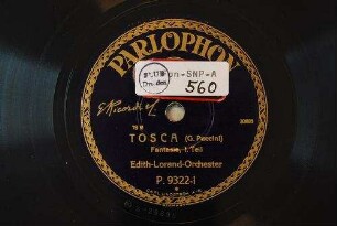 Tosca : Fantasie; I. Teil / (G. Puccini)