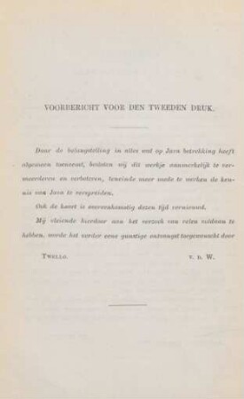 Voorbericht voor den tweeden druk