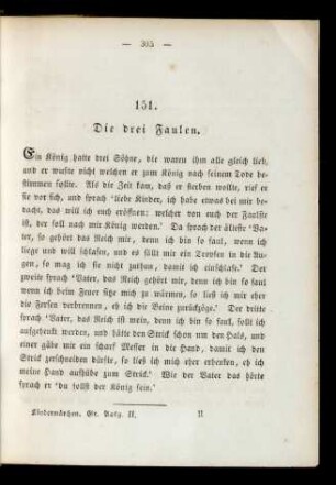 151. Die drei Faulen.