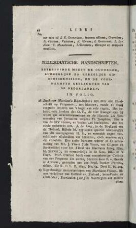 44-59, Nederduitsche Handschriften, ...