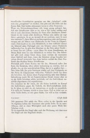 Cachet Große Rolle