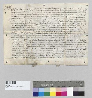 Sabina [Hauser], Äbtissin von Kloster Seligenthal, und der Konvent von Kloster Seligenthal beurkunden die Jahrtagsstiftung von 100 Rhein. Gulden durch Michael Wiedenbock (Widnpockh), Kaplan am Altar des Hl. Johannes Evangelist zu Seligenthal. S1: Sabina [Hauser], Äbtissin von Kloster Seligenthal, S2: der Konvent von Kloster Seligenthal