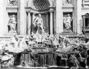 Rom, Trevi-Brunnen : Rom. Trevi-Brunnen auf der Piazza di Trevi