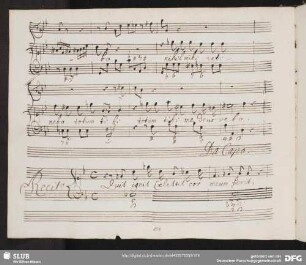 Recitativo: Quis ignis caelestis cor