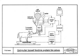 Computer based feeding-system for calves