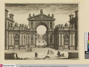 Dessein d'un Arc de Triomphe de l'Invention du Sr. Marot