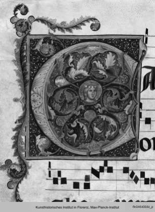 Antifonarium aus San Domenico, Perugia : Heilige Cäcilia