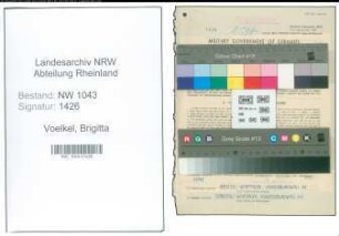 Entnazifizierung Brigitta Voelkel , geb. 07.10.1913 (Lehrerin)