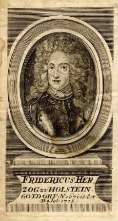 Bildnis von Friedrich IV. (1671-1702), Herzog von Schleswig-Holstein-Gottorf