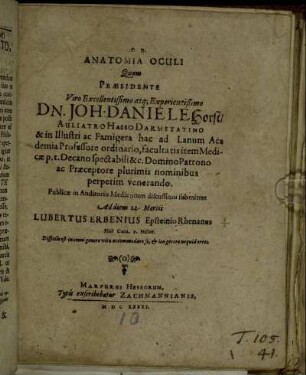 Anatomia Oculi